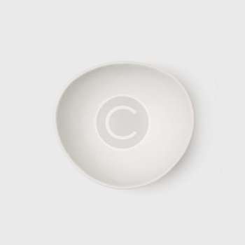 White stoneware bowl